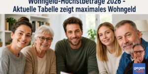 Wohngeld-Höchstbeträge 2026 - Aktuelle Tabelle zeigt maximales Wohngeld