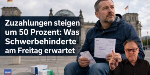 Zuzahlungen steigen um 50 Prozent: Was Schwerbehinderte am Freitag erwartet