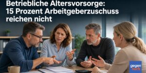 Betriebliche Altersvorsorge: 15 Prozent Arbeitgeberzuschuss reichen nicht