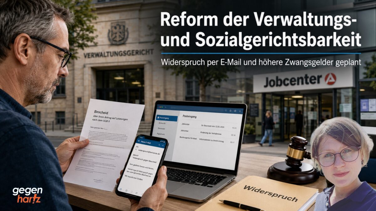 Objection at the Jobcenter: E-mail to suffice starting in 2027