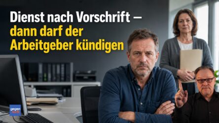 Beitragsbild von: Arbeitsrecht: Bei "Dienst nach Vorschrift" darf der Arbeitgeber kündigen