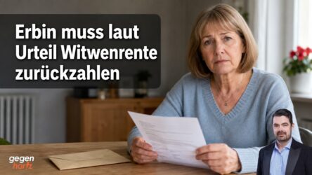 Beitragsbild von: Erbin muss Witwenrente wieder zurückzahlen - Urteil