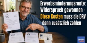 Erwerbsminderungsrente: Widerspruch gewonnen - Diese Kosten muss die DRV dann zusätzlich zahlen