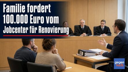 Beitragsbild von: Grundsicherung: Familie forderte 100.000 Euro vom Jobcenter für Renovierung - Gericht hat dazu eine direkte Meinung