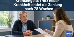 Krankengeld: Trotz neuer Krankheit endet die Zahlung nach 78 Wochen