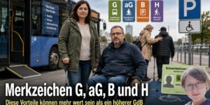 Merkzeichen sind mehr wert als ein höherer Grad der Behinderung