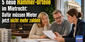 5 neue Hammer-Urteile im Mietrecht: Dafür müssen Mieter jetzt nicht mehr zahlen