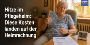 Hitze im Pflegeheim: Diese Kosten landen auf der Heimrechnung