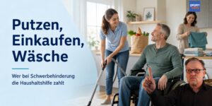 Putzen, Einkaufen, Wäsche: Anspruch bei Schwerbehinderung auf eine Haushaltshilfe