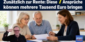 Zusätzlich zur Rente: Diese 7 Ansprüche können mehrere Tausend Euro bringen