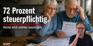 Rente wird stärker besteuert: 72 Prozent der Renten sind bereits steuerpflichtig