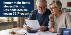 Immer mehr Rente steuerpflichtig: Das bedeuten die neuen 72 Prozent