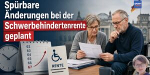 Weitreichende Änderungen auch bei der Schwerbehindertenrente geplant