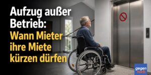 Aufzug außer Betrieb: Wann Mieter ihre Miete kürzen dürfen