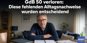 GdB 50 verloren: Diese fehlenden Alltagsnachweise sind entscheidend