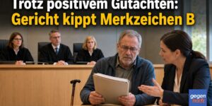 Schwerbehinderung: Trotz positivem Gutachten - Gericht kippt Merkzeichen B