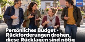 Schwerbehinderung: Persönliches Budget - Jetzt drohen Rückforderungen, diese Rücklagen sind nötig