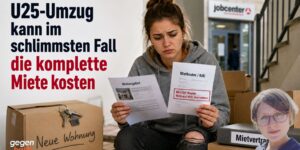 Grundsicherungsgeld: U25 Umzug kann die komplette Miete kosten