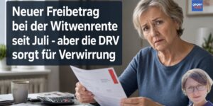 Neuer Freibetrag bei der Witwenrente seit 1. Juli - die DRV sorgt allerdings für Verwirrung