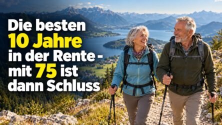 Beitragsbild von: Die besten 10 Jahre in der Rente - mit 75 ist dann Schluss