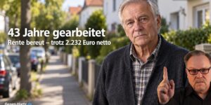 43 Jahre lang gearbeitet: Rentner bereut heute Rente trotz 2.232 Euro netto