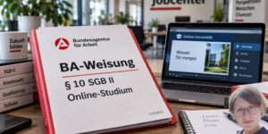 Neue Jobcenter-Vorgabe im Bürgergeld: Online-Studium schützt nicht mehr vor Job-Pflicht