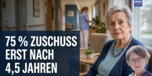 Pflegeheim: Höchster Zuschuss erst nach viereinhalb Jahren geplant