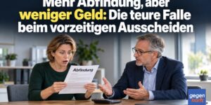 Mehr Abfindung, aber weniger Geld: Die teure Falle beim vorzeitigen Ausscheiden
