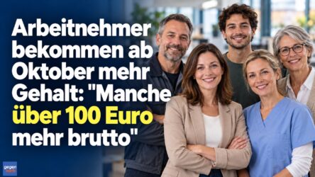 Beitragsbild von: Arbeitnehmer bekommen ab Oktober mehr Gehalt: "Manche über 100 Euro mehr brutto"