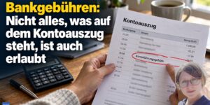 Banken erhöhen Gebühren: Nicht alles, was auf dem Kontoauszug steht, ist auch erlaubt
