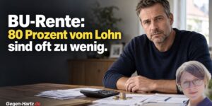 BU-Rente: 80 Prozent vom Lohn sind oft zu wenig