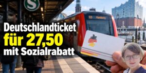 Deutschlandticket für 27,50 Euro: Hier zahlen Grundsicherungsbezieher 426 Euro weniger im Jahr