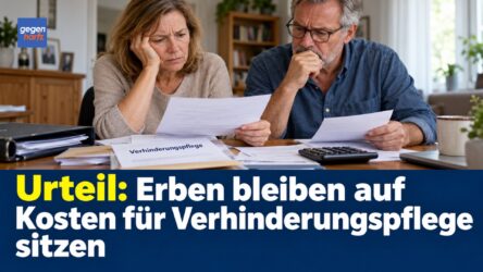 Beitragsbild von: Statt Pflegekasse: Erben müssen Kosten für Verhinderungspflege zahlen - Urteil