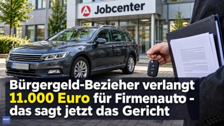 Beitragsbild von: Bürgergeld-Bezieher verlangt vom Jobcenter 11.000 Euro für Firmenauto - das sagt das Gericht