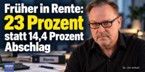 Früher in Rente: 23 statt 14,4 Prozent Abschlag: Das fehlt in der Rechnung