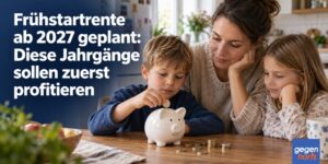 Frühstartrente ab 2027 geplant: Diese Jahrgänge sollen zuerst profitieren