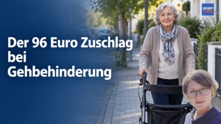 Beitragsbild von: Schwerbehinderung: Fast 96 Euro Zuschlag bei einer Gehbehinderung