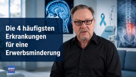 Beitragsbild von: Erwerbsminderungsrente: Die 4 häufigsten Erkrankungen die zu einer Erwerbsminderung führen