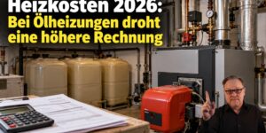 Heizkosten 2026: Bei Ölheizungen droht eine deutlich höhere Rechnung
