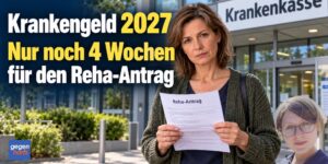 Krankengeld 2027: Nur noch vier Wochen für den Reha-Antrag