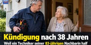 Kündigung nach 38 Jahren weil ein Techniker seiner 83-jährigen Nachbarin half