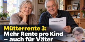 Mütterrente 3: So viel mehr Rente gibt es pro Kind – auch für Väter
