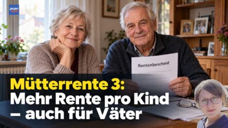 Beitragsbild von: Mütterrente 3: So viel mehr Rente gibt es pro Kind – auch für Väter