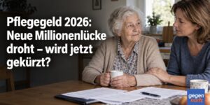 Pflegegeld 2026: Neue Millionenlücke droht – wird jetzt gekürzt?