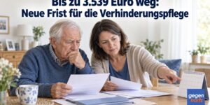 Pflegegeld: Bis zu 3.539 Euro weg: Neue Frist für die Verhinderungspflege