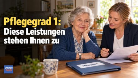 Beitragsbild von: Pflegegrad 1: Alle Leistungen 2026 – diese Hilfen zahlt die Pflegekasse
