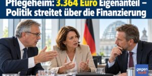 Pflegeheim: 3.364 Euro Eigenanteil – Politik streitet über die Finanzierung