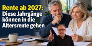 Rente ab 2027: Diese Jahrgänge können in die Altersrente gehen – doch bis zu 14,4 Prozent fehlen dauerhaft
