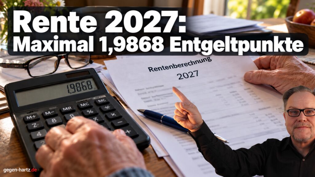 Beitragsbild von: Rente 2027: Maximal 1,9868 Entgeltpunkte für ein Arbeitsjahr