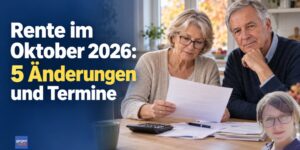 Rentner: 5 Änderungen und Termine bei der Rente ab Oktober 2026